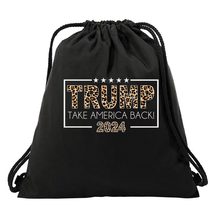 Trump Take America Back 2024 Drawstring Bag