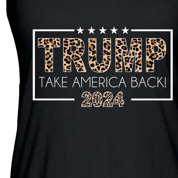 Trump Take America Back 2024 Ladies Essential Flowy Tank