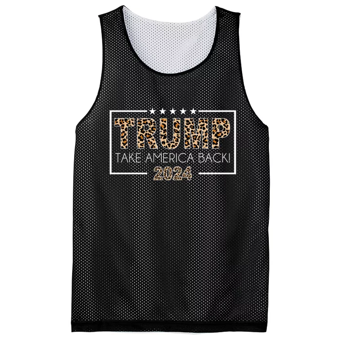 Trump Take America Back 2024 Mesh Reversible Basketball Jersey Tank