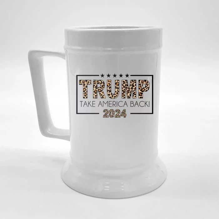 Trump Take America Back 2024 Front & Back Beer Stein