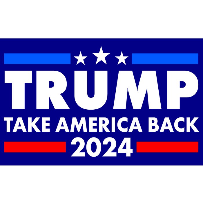 Trump Take America Back 2024 Election Logo Bumper Sticker