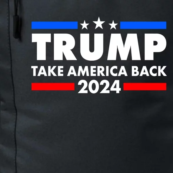 Trump Take America Back 2024 Election Logo Daily Commute Backpack