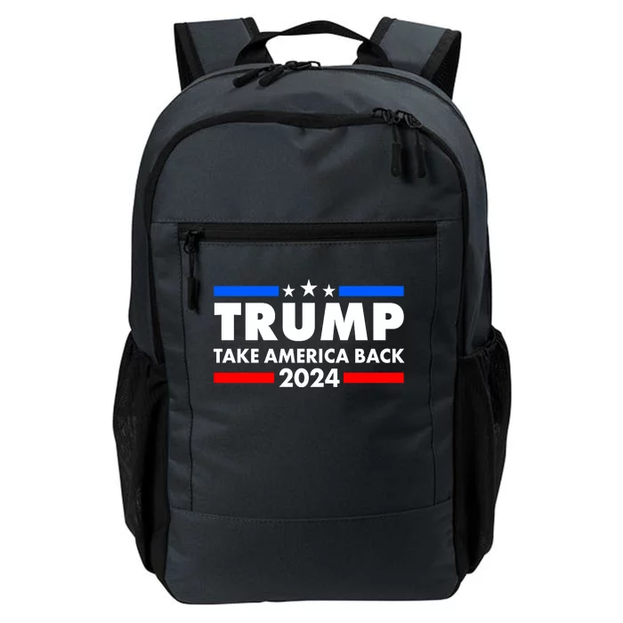 Trump Take America Back 2024 Election Logo Daily Commute Backpack