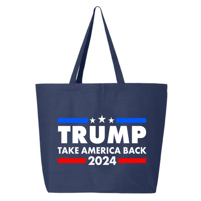 Trump Take America Back 2024 Election Logo 25L Jumbo Tote