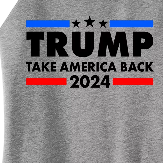 Trump Take America Back 2024 Election Logo Women’s Perfect Tri Rocker Tank