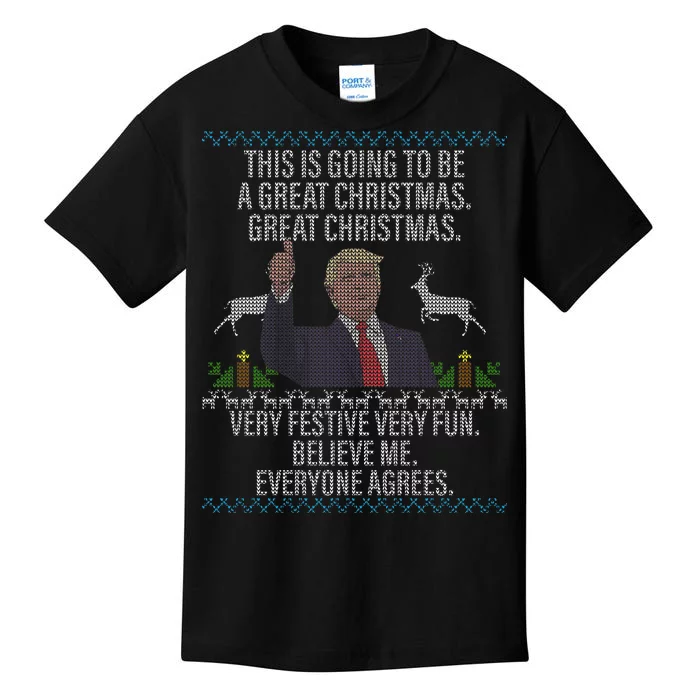 Trump This Is Going To Be A Great Great Christmas Kids T-Shirt