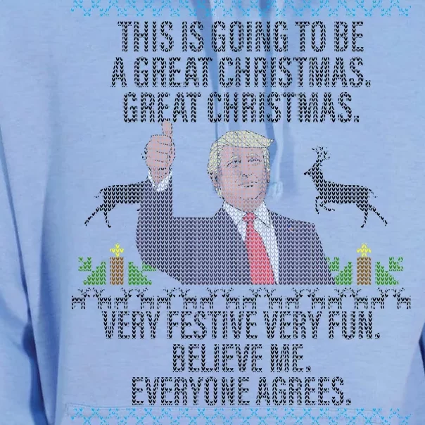 Trump This Is Going To Be A Great Great Christmas Unisex Surf Hoodie