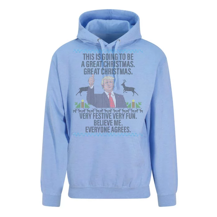 Trump This Is Going To Be A Great Great Christmas Unisex Surf Hoodie