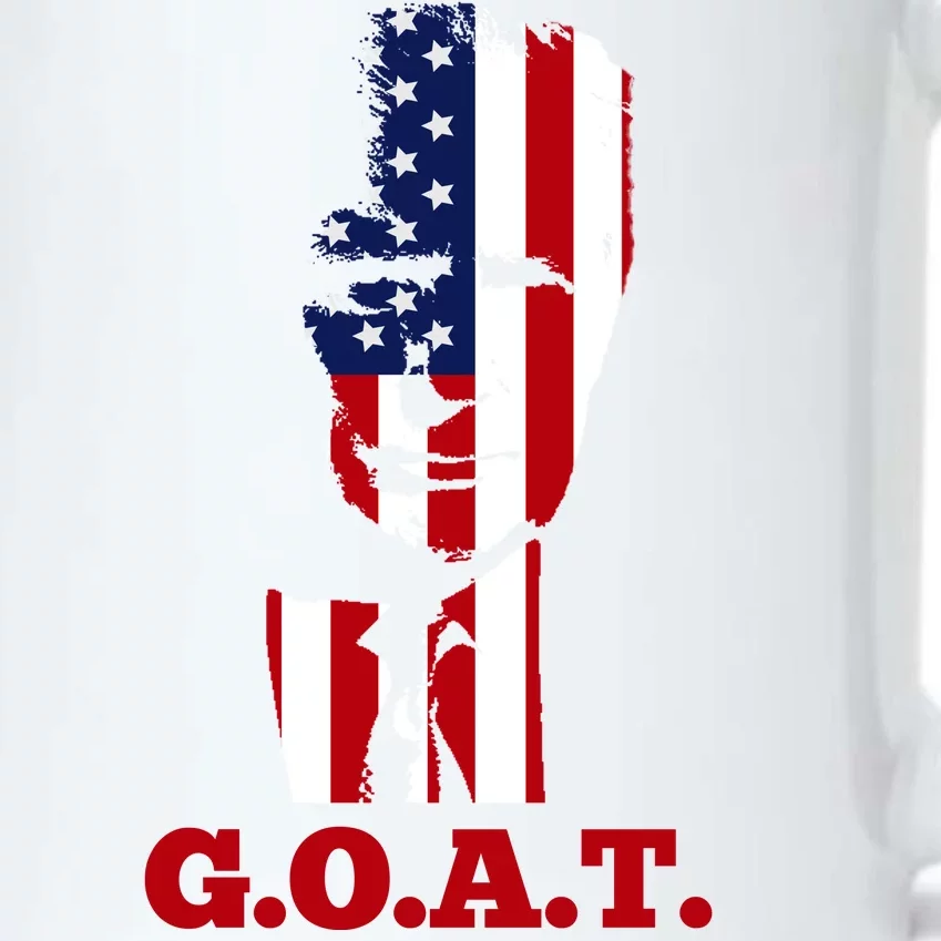 Trump USA Flag GOAT Black Color Changing Mug