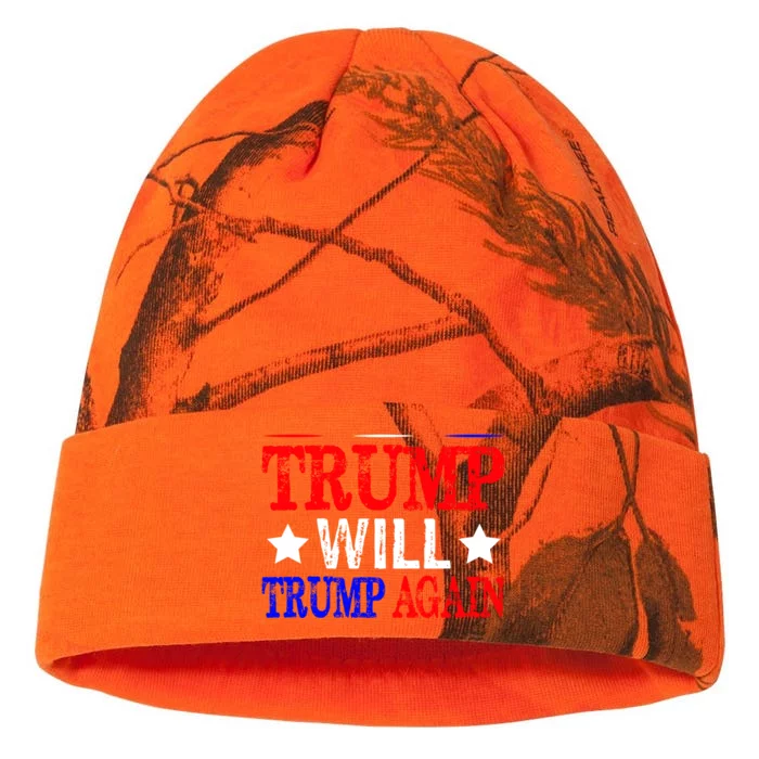 Trump Will Trump Again Kati - 12in Camo Beanie