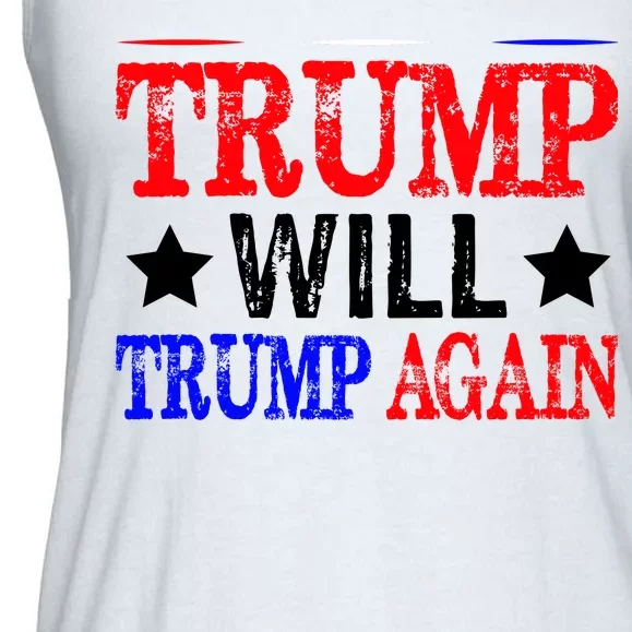 Trump Will Trump Again Ladies Essential Flowy Tank