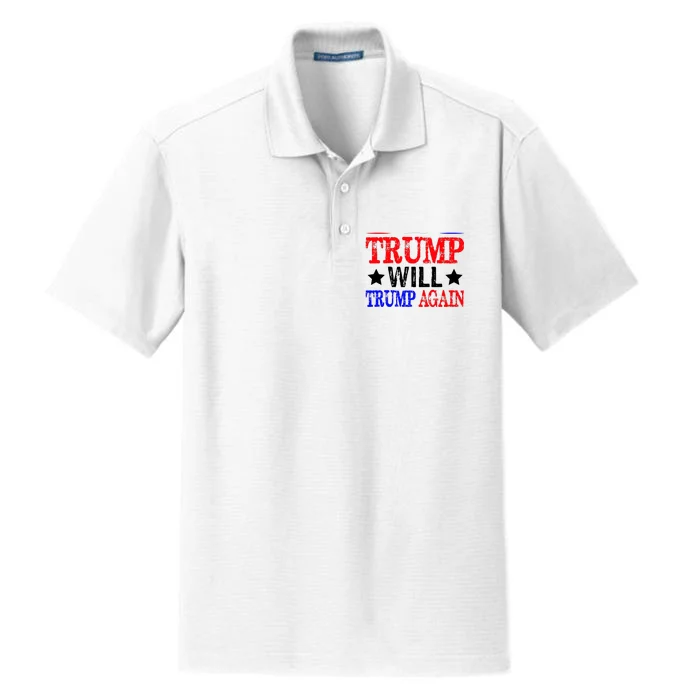 Trump Will Trump Again Dry Zone Grid Performance Polo