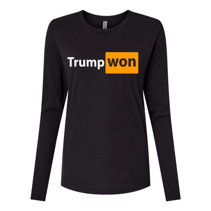 Trump Won Womens Cotton Relaxed Long Sleeve T-Shirt