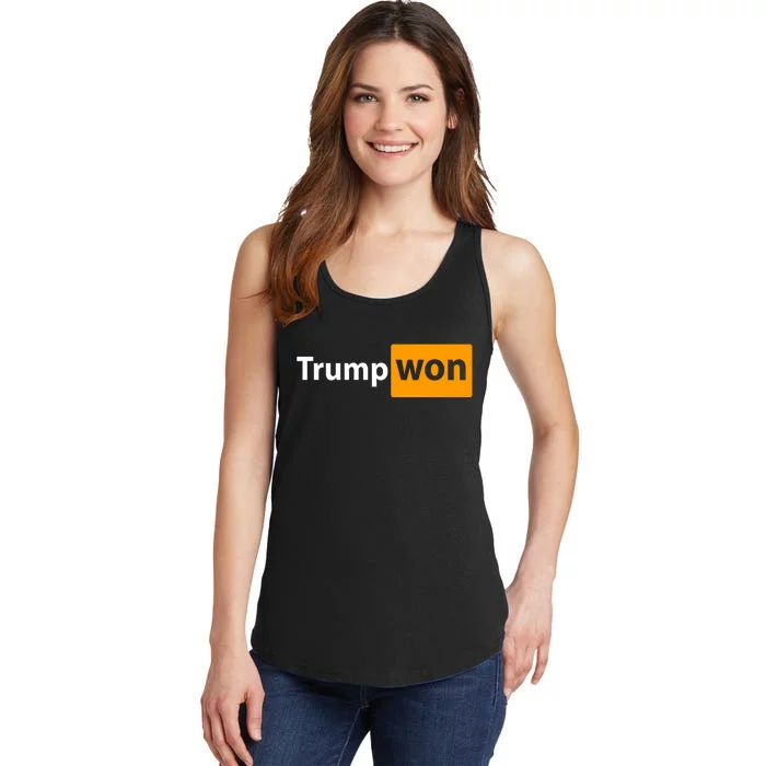 Trump Won Ladies Essential Tank