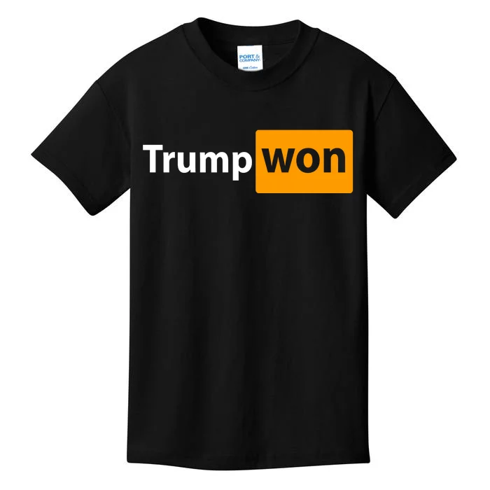 Trump Won Kids T-Shirt