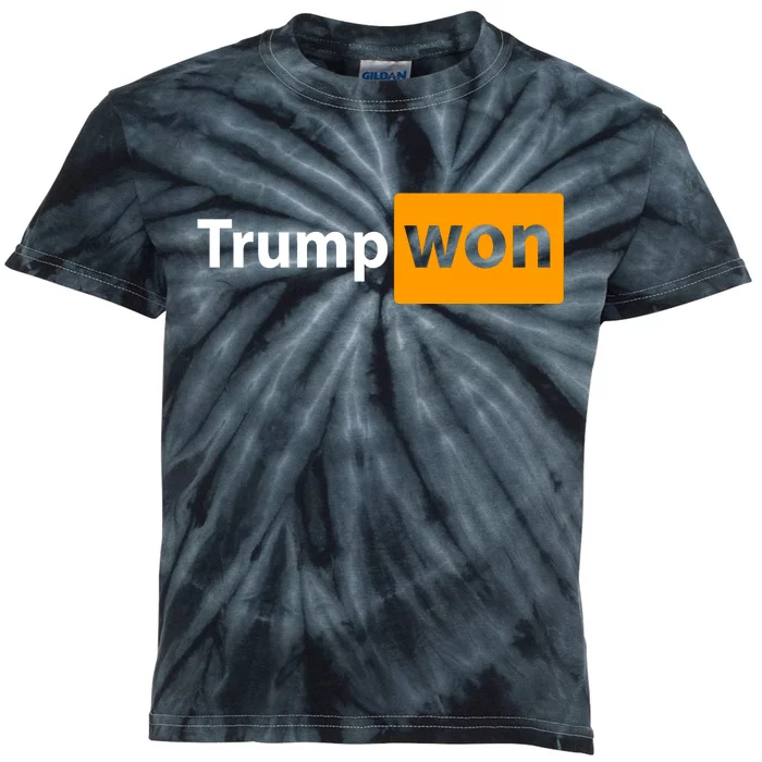 Trump Won Kids Tie-Dye T-Shirt