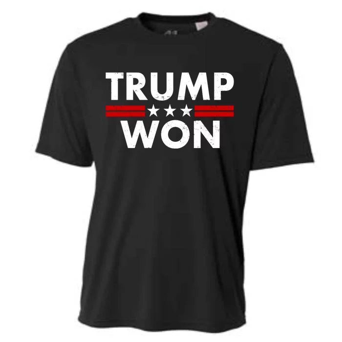 Trump Won 2021 Election Pro Trump Cooling Performance Crew T-Shirt