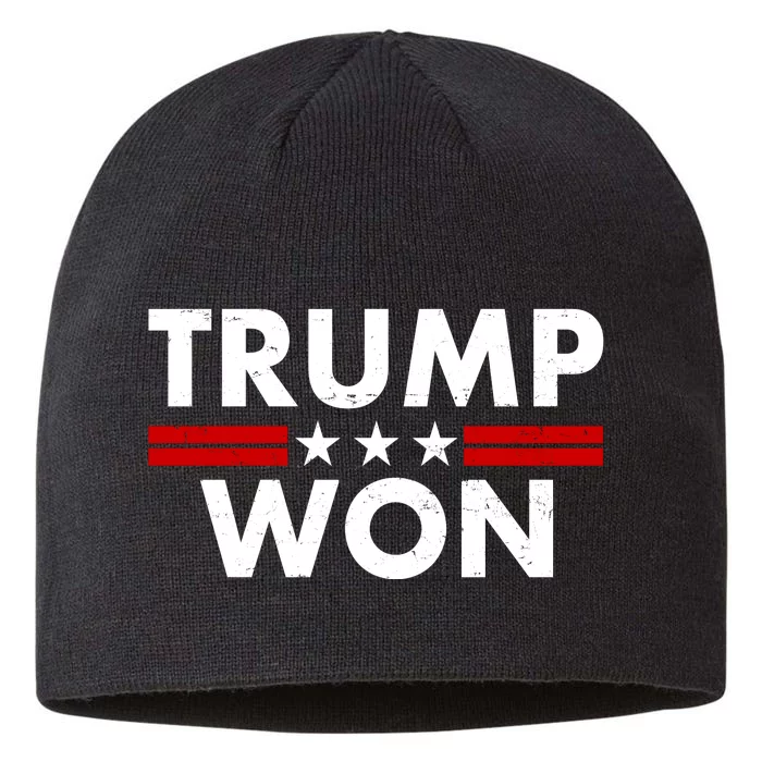 Trump Won 2021 Election Pro Trump 8 1/2in Sustainable Knit Beanie