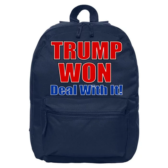 Trump Won Deal With It 16 in Basic Backpack