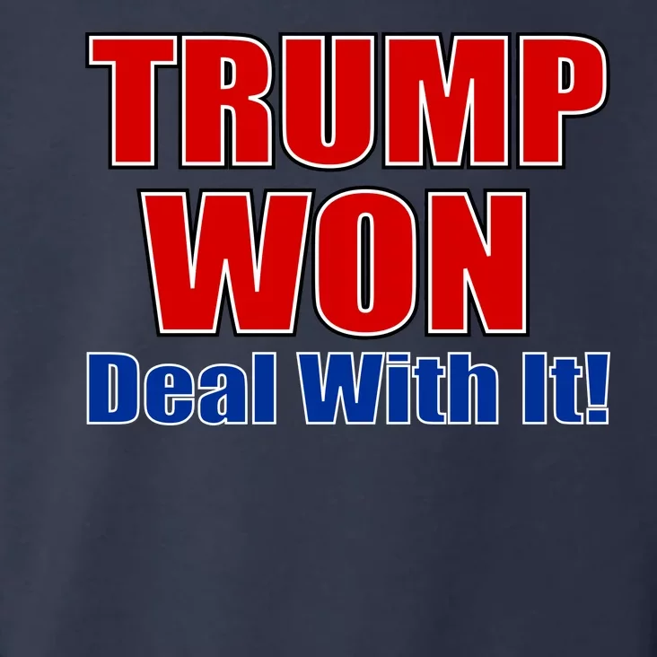 Trump Won Deal With It Toddler Hoodie