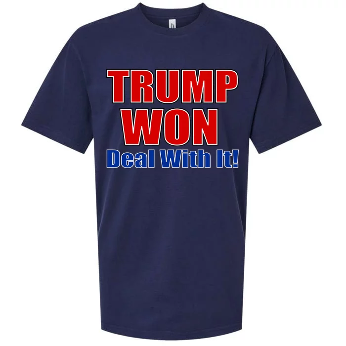 Trump Won Deal With It Sueded Cloud Jersey T-Shirt