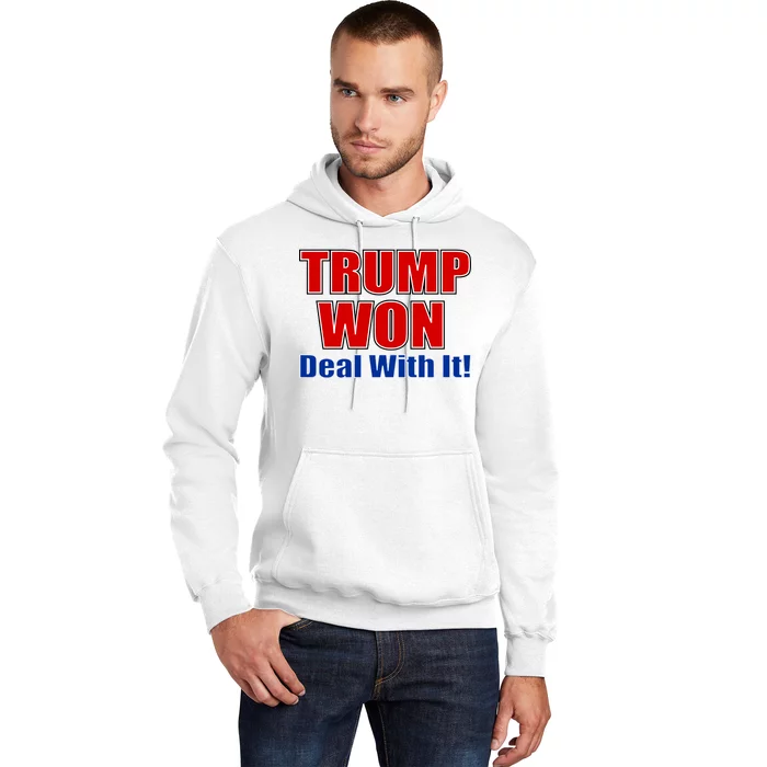 Trump Won Deal With It Hoodie