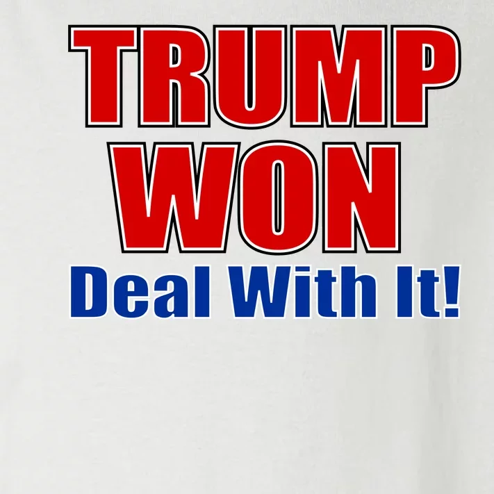 Trump Won Deal With It Toddler Long Sleeve Shirt