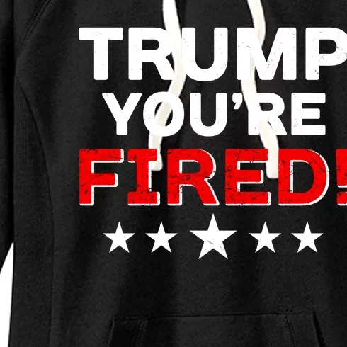 Trump You're Fired! Pro Biden Women's Fleece Hoodie