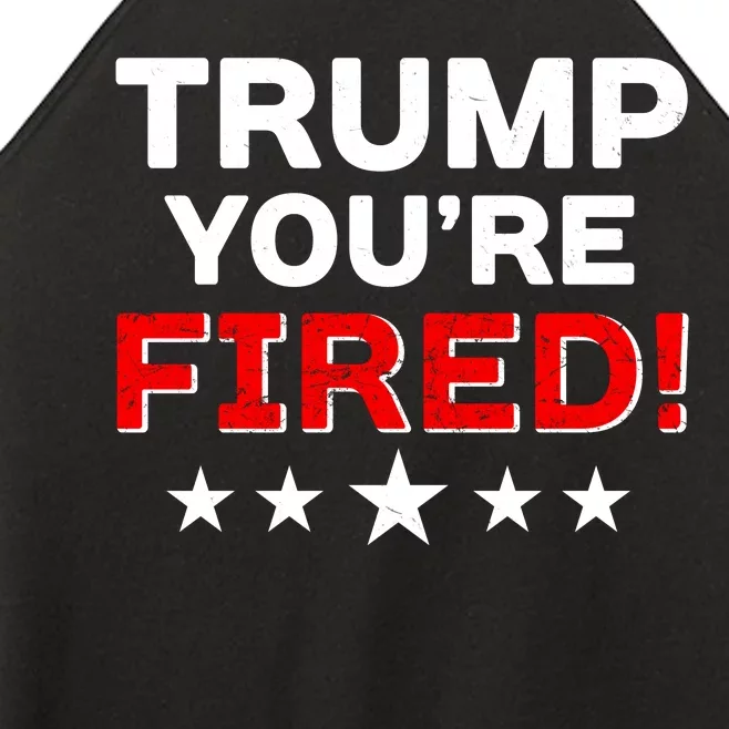 Trump You're Fired! Pro Biden Women’s Perfect Tri Rocker Tank