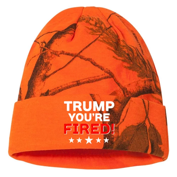 Trump You're Fired! Pro Biden Kati - 12in Camo Beanie