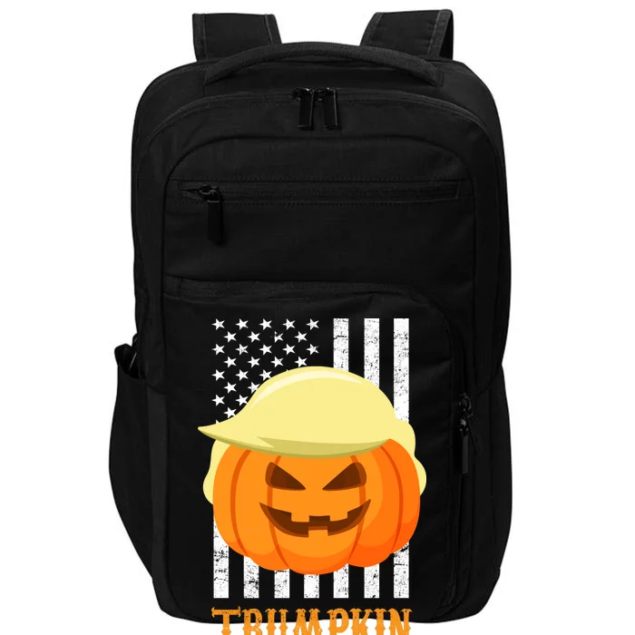 Trumpkin Donald Trump Funny Halloween Impact Tech Backpack