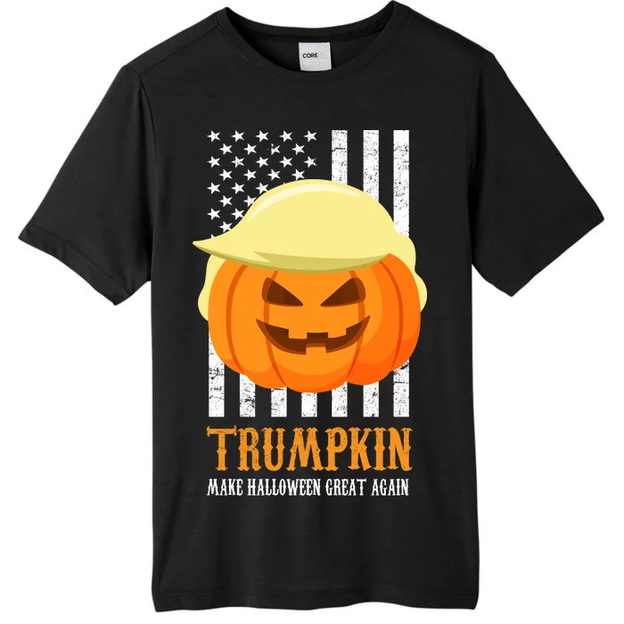 Trumpkin Donald Trump Funny Halloween ChromaSoft Performance T-Shirt