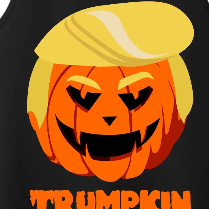 Trumpkin Funny Donald Trump Pumpkin Performance Tank