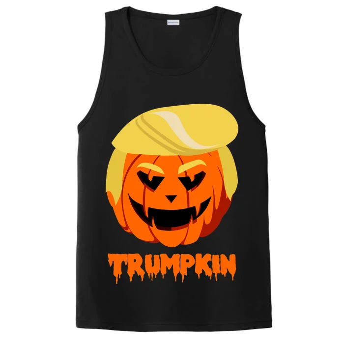 Trumpkin Funny Donald Trump Pumpkin Performance Tank