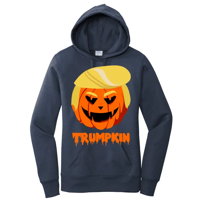 Trumpkin Funny Donald Trump Pumpkin Women's Pullover Hoodie