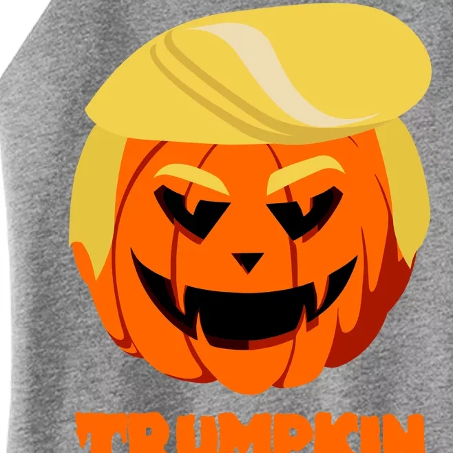 Trumpkin Funny Donald Trump Pumpkin Women’s Perfect Tri Rocker Tank