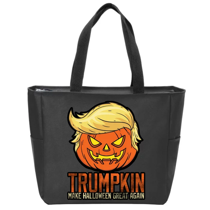 Trumpkin Make Halloween Great Again Zip Tote Bag