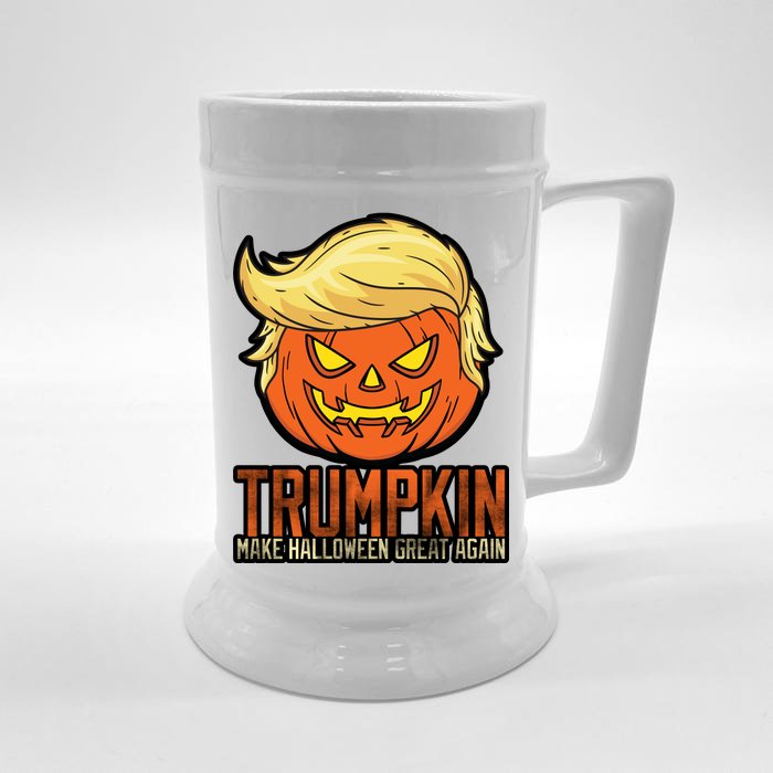 Trumpkin Make Halloween Great Again Front & Back Beer Stein