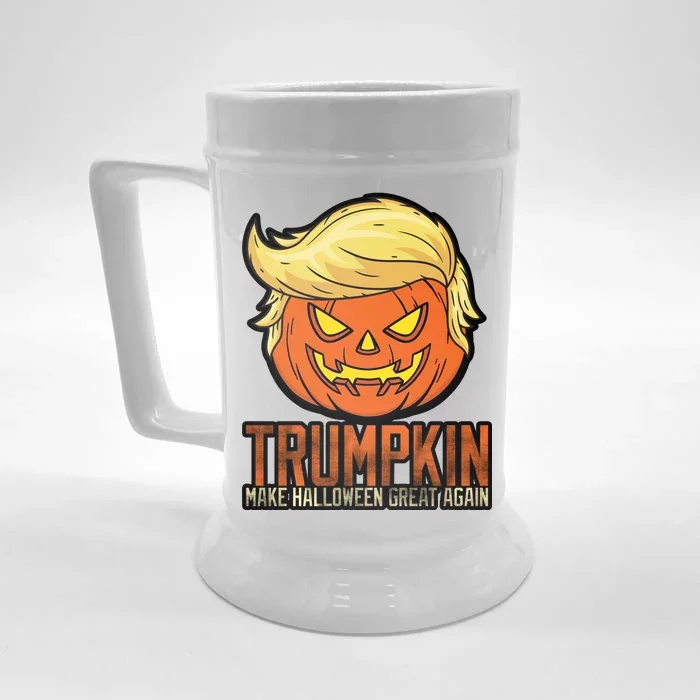 Trumpkin Make Halloween Great Again Front & Back Beer Stein