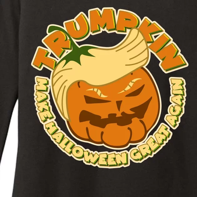 Trumpkin Make Halloween Great Again Fun Pumpkin Womens CVC Long Sleeve Shirt