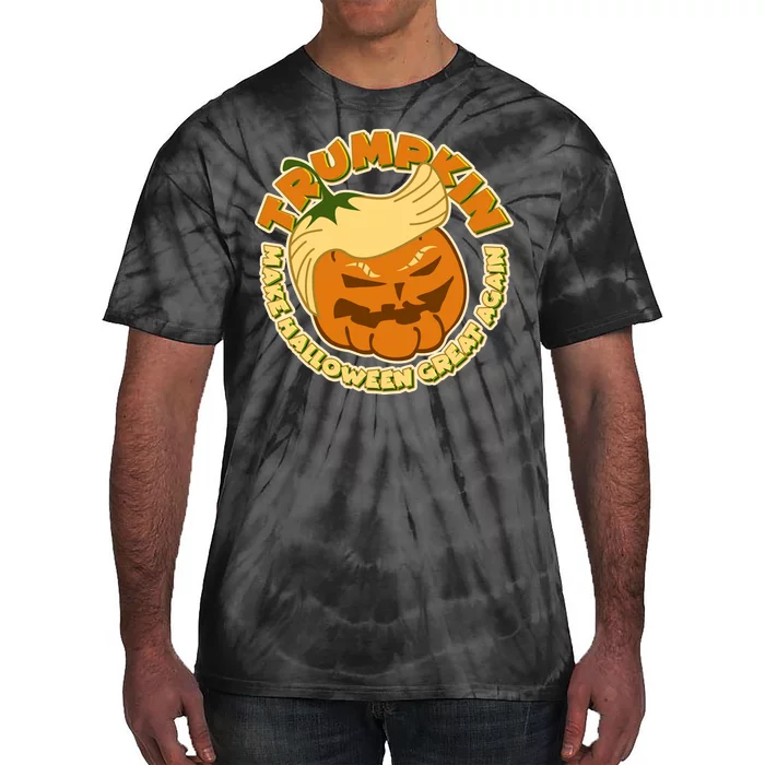 Trumpkin Make Halloween Great Again Fun Pumpkin Tie-Dye T-Shirt