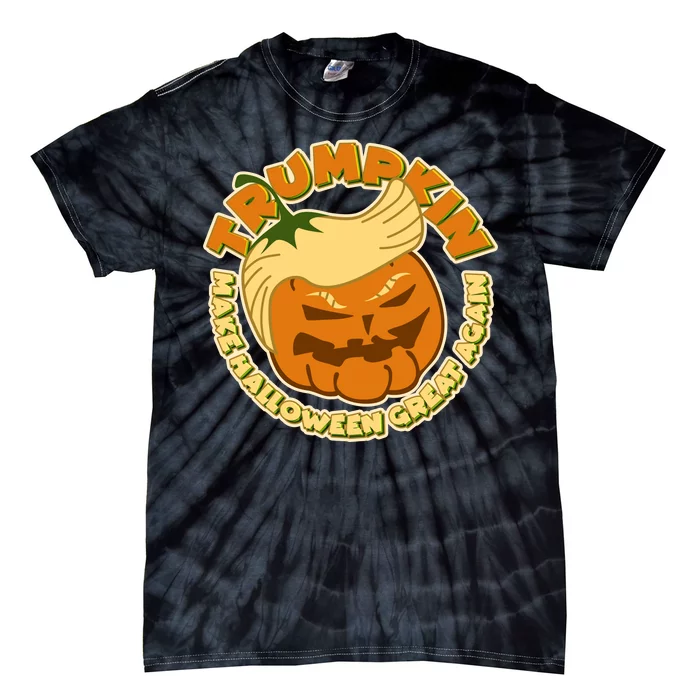 Trumpkin Make Halloween Great Again Fun Pumpkin Tie-Dye T-Shirt