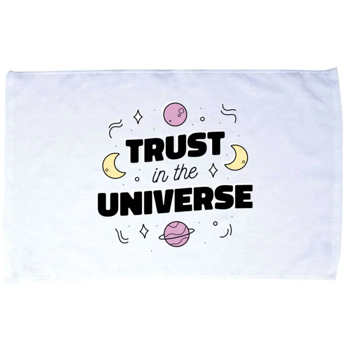 Trust In The Universe Space Microfiber Hand Towel