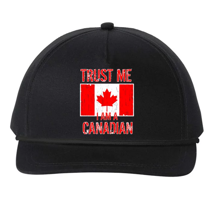 Trust Me I Am A Canadian Snapback Five-Panel Rope Hat