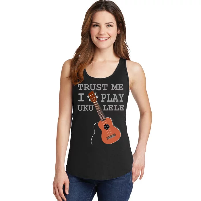 Trust Me I Play Ukulele Ladies Essential Tank