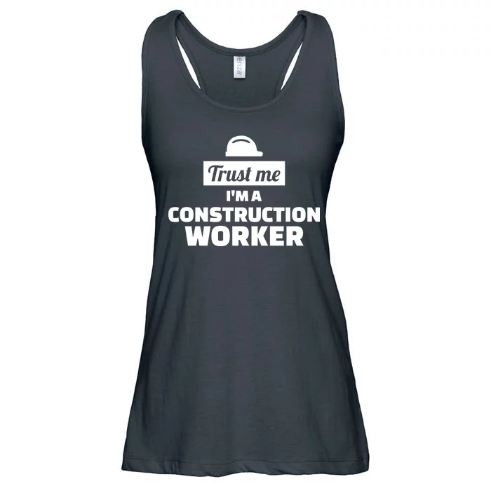 Trust Me I'm A Construction Worker Ladies Essential Flowy Tank