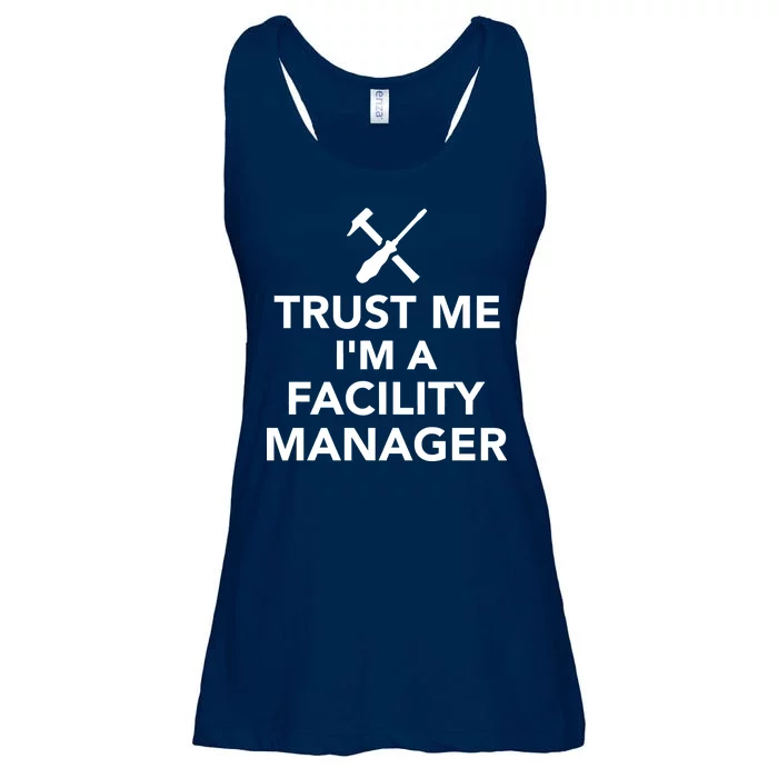 Trust Me I'm A Facility Manager Ladies Essential Flowy Tank