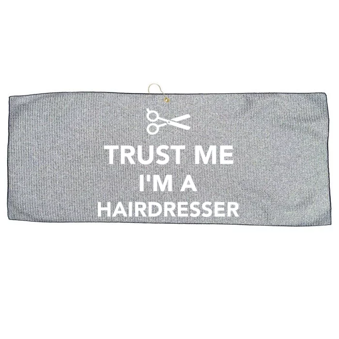 Trust Me I'm A Hairdresser Large Microfiber Waffle Golf Towel