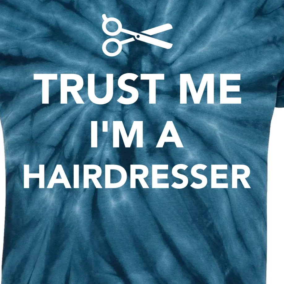 Trust Me I'm A Hairdresser Kids Tie-Dye T-Shirt