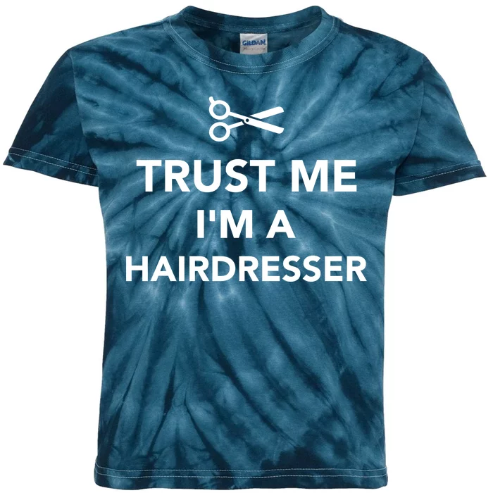 Trust Me I'm A Hairdresser Kids Tie-Dye T-Shirt